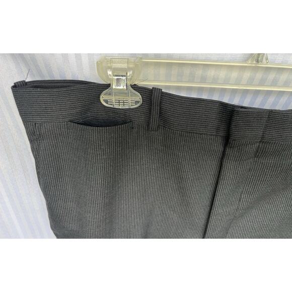 Custom Holland Sherry Charcoal Gray 2pc Pinstriped Suit 37 x 29 - Picture 15 of 16